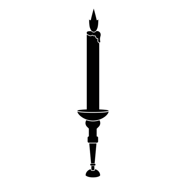 Икона еврейской свечи — стоковый вектор