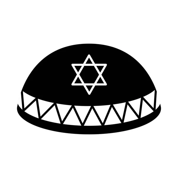 Икона еврейского киппы — стоковый вектор