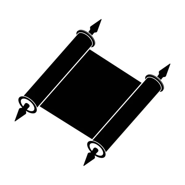 Icono de la Torá judía — Vector de stock