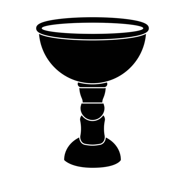 Icono de copa de vino judío — Archivo Imágenes Vectoriales
