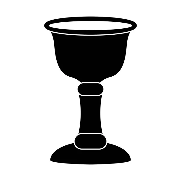 Joodse wijn cup pictogram — Stockvector