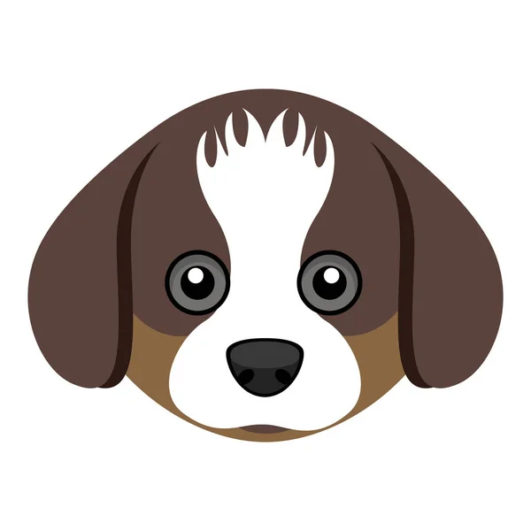 Mignon shih tzu chien avatar — Image vectorielle