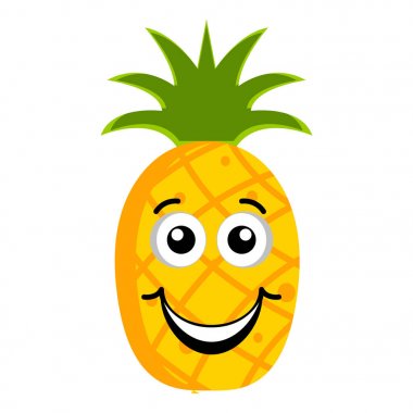 Mutlu ananas ifade