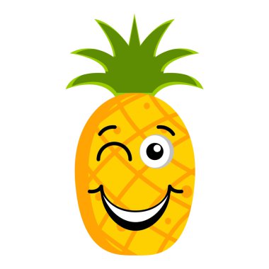 Mutlu ananas ifade