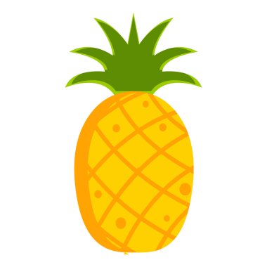 İzole edilmiş ananas simgesi