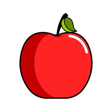 İzole edilmiş elma simgesi