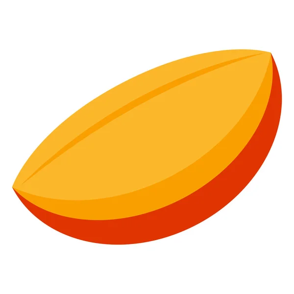 Isoliert geschnitten Mango-Symbol — Stockvektor