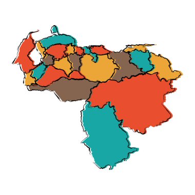 Siyasi harita Venezuela