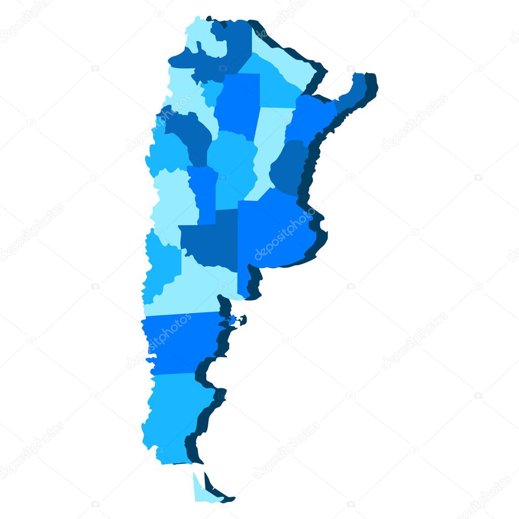 Mapa Politico De Argentina