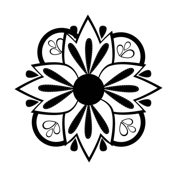 Изолированная одноцветковая икона — стоковый вектор