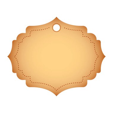 Boş retro Satılık etiket