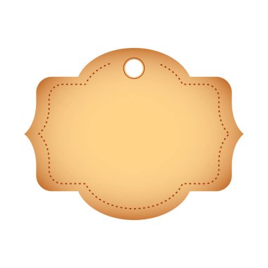 Boş retro Satılık etiket