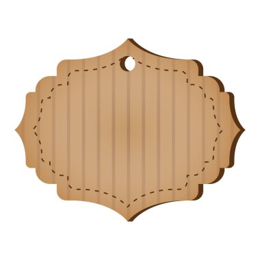 Boş retro Satılık etiket