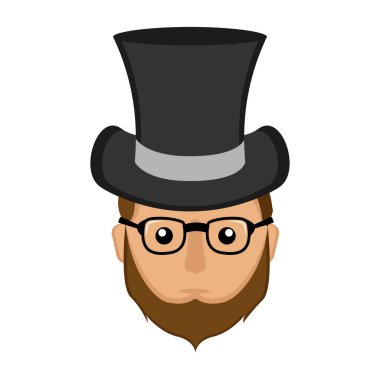 Hipster avatar simge