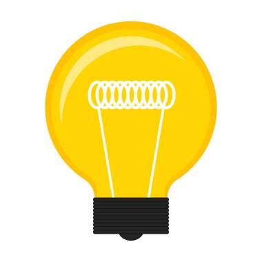İzole edilmiş ampul simgesi