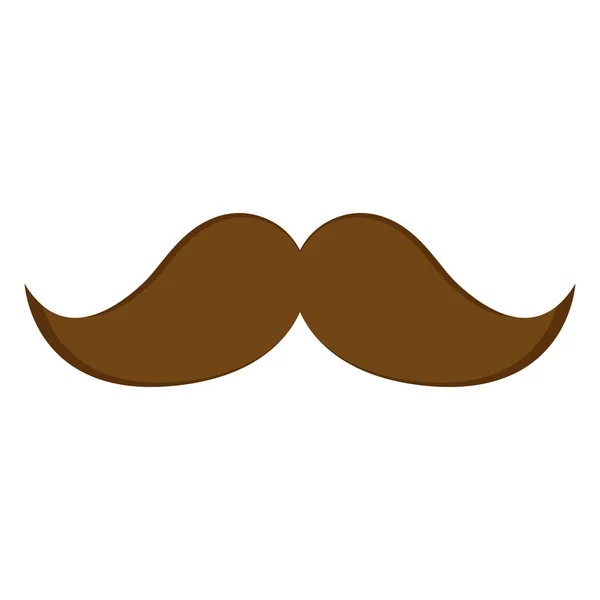 Izolowana ikona wąsów — Wektor stockowy