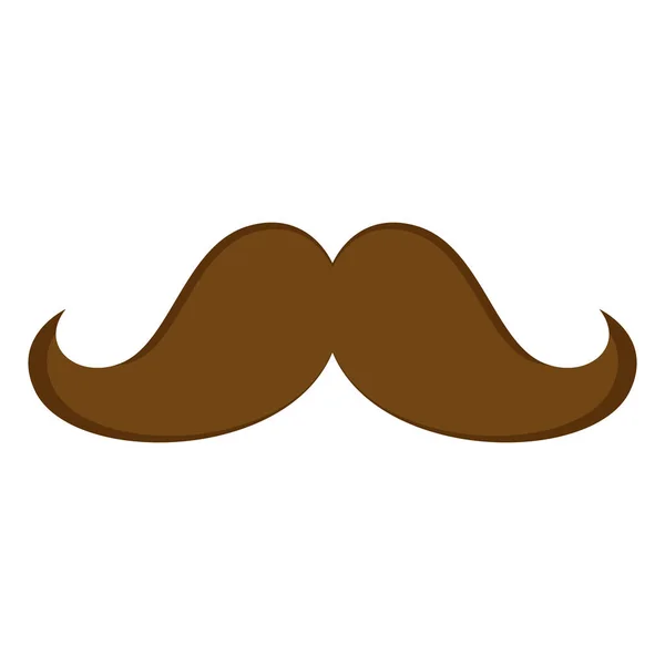 Izolowana ikona wąsów — Wektor stockowy