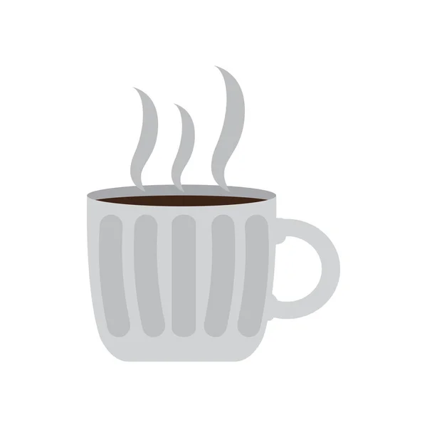 Απομονωμένη καφέ κούπα εικονίδιο — Διανυσματικό Αρχείο