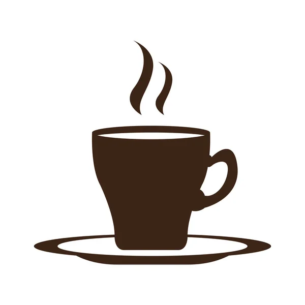 Icono de taza de café aislado — Vector de stock