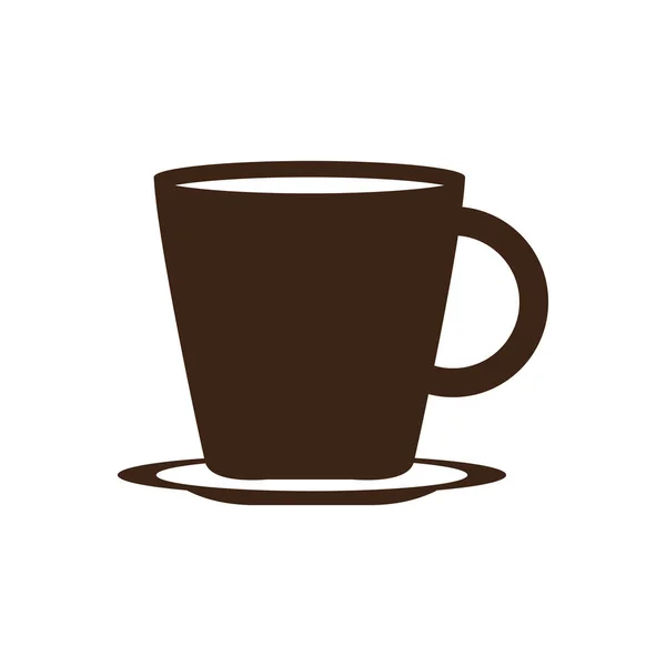 Icono de taza de café aislado — Archivo Imágenes Vectoriales