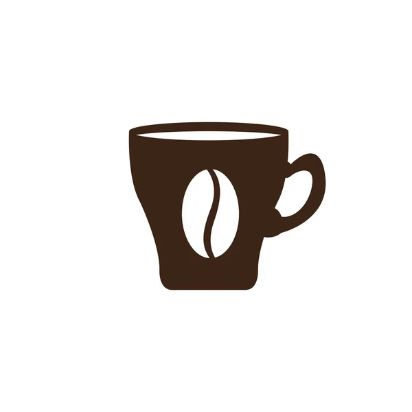 절연된 커피 머그잔 아이콘 — 스톡 벡터