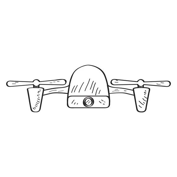 Drone toy sketch — Stock Vector