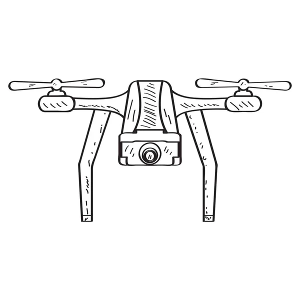 Esboço de brinquedo drone —  Vetores de Stock