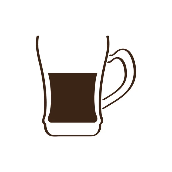 Isolated coffee mug icon — Stock Vector