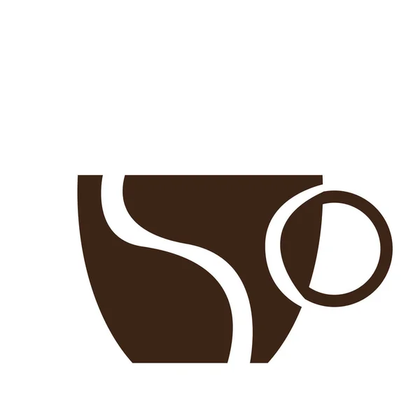 Icono de taza de café aislado — Vector de stock