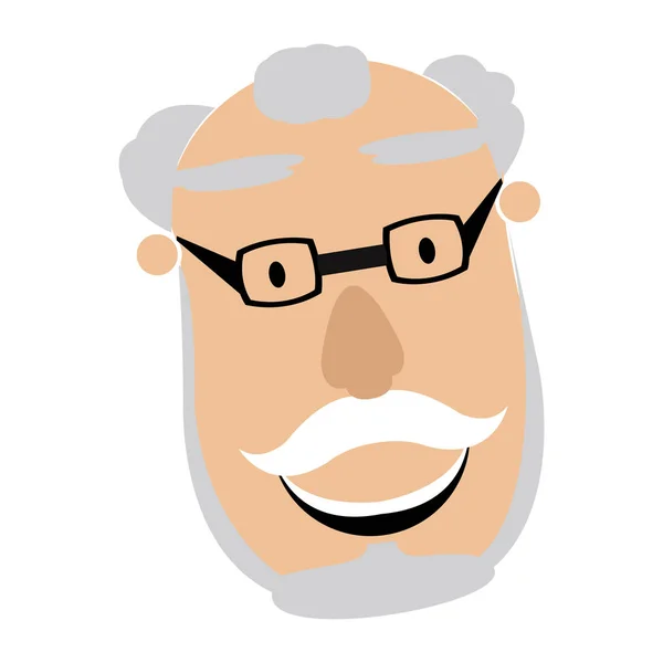 Το avatar του ένα παππού — Διανυσματικό Αρχείο