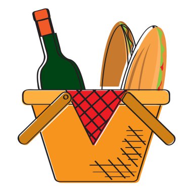 Piknik sepeti simgesini