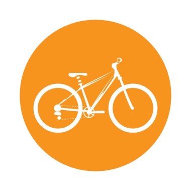 Bisiklet bir etikette