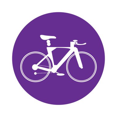 Bisiklet bir etikette