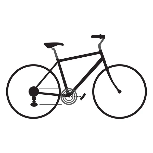 Icono de bicicleta aislada — Archivo Imágenes Vectoriales