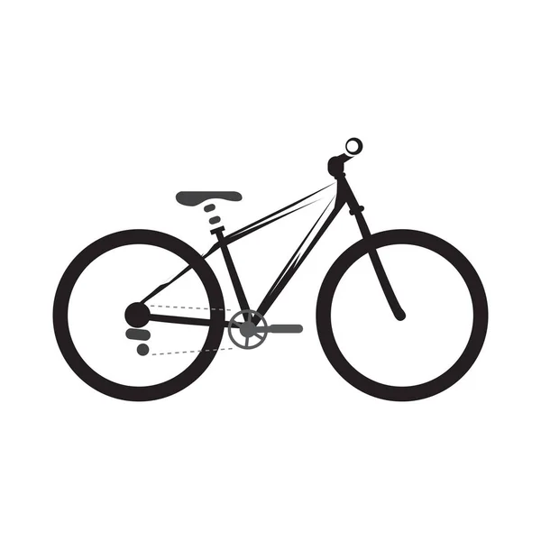 Icono de bicicleta aislada — Vector de stock