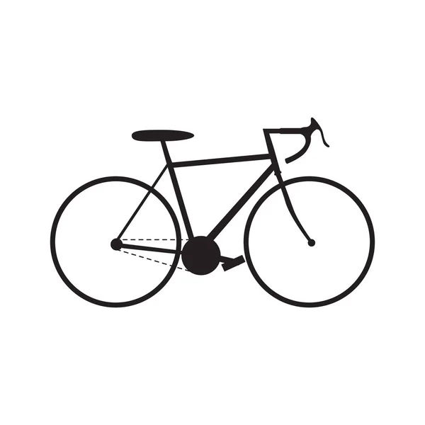 Icono de bicicleta aislada — Vector de stock