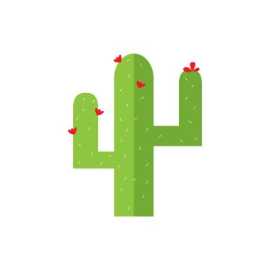 İzole kaktüs simgesi
