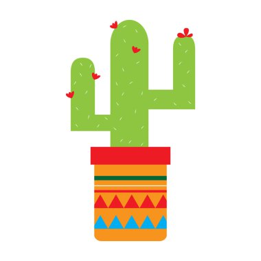 İzole kaktüs simgesi
