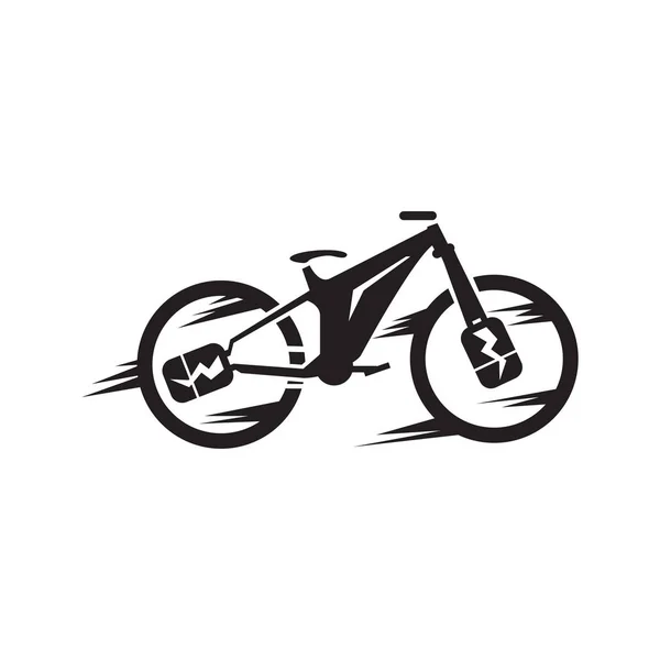 Abstract bicycle icon — Stock Vector