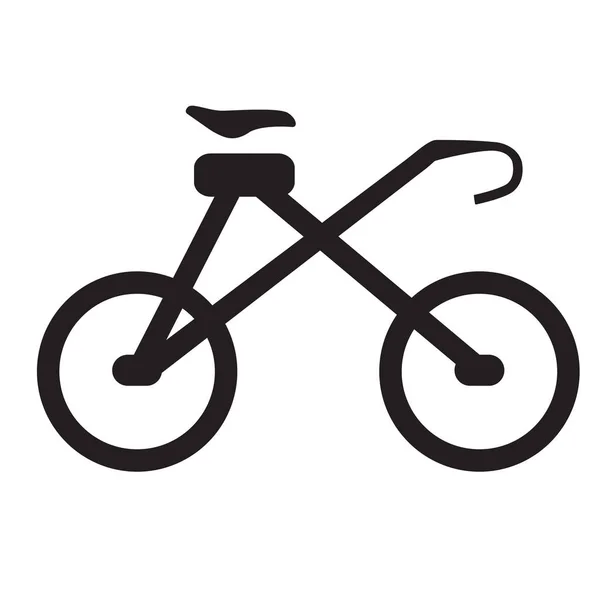 Icono de bicicleta abstracta — Archivo Imágenes Vectoriales