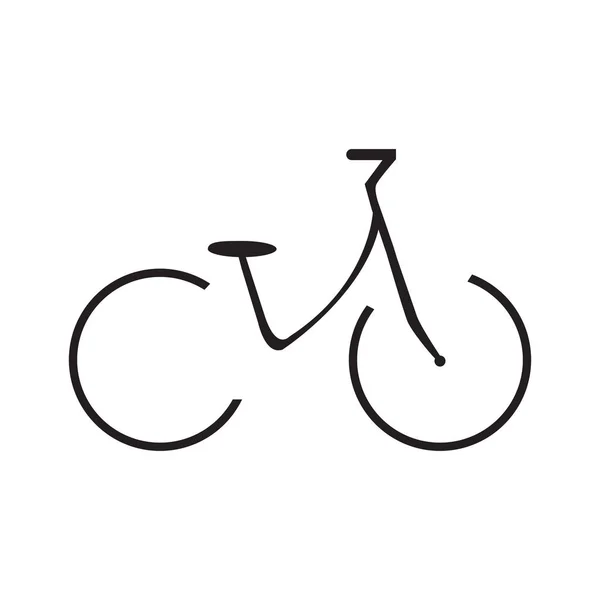 抽象的な自転車アイコン — ストックベクタ