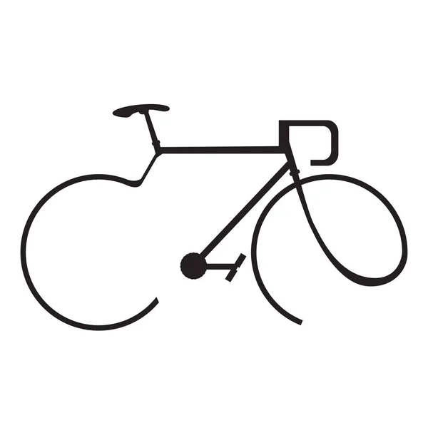 Abstraktes Fahrrad-Symbol — Stockvektor