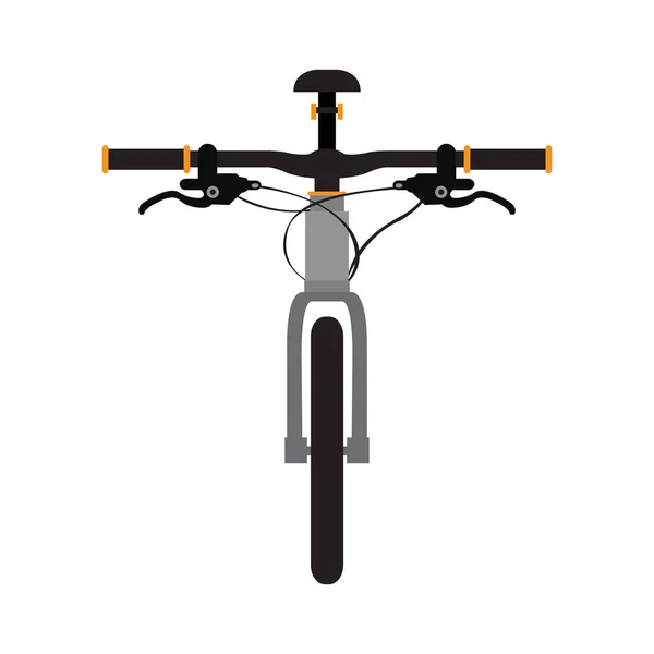 Vista frontal de la bicicleta — Archivo Imágenes Vectoriales