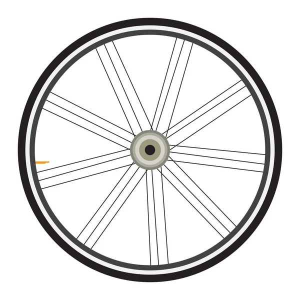 Колесо велосипеда значок — стоковий вектор