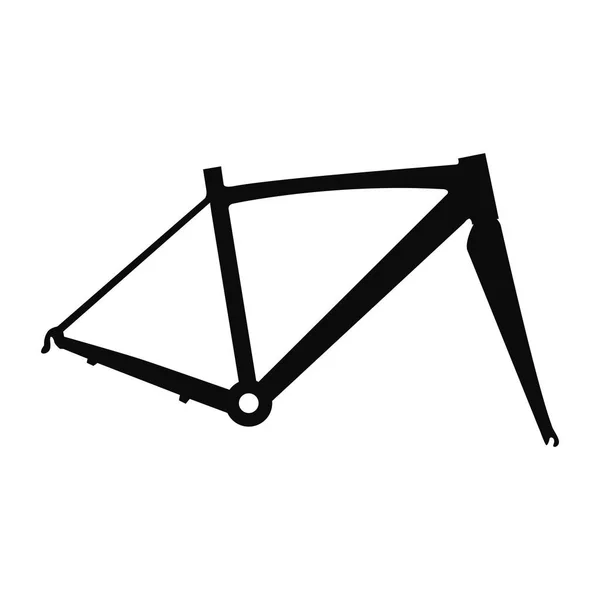Icône de cadre de vélo — Image vectorielle