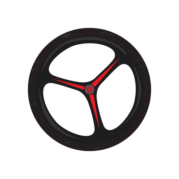 Bike wheel icon — Stock Vector