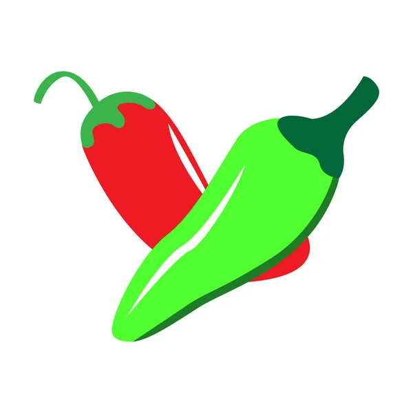 Ikona papryki chili — Wektor stockowy