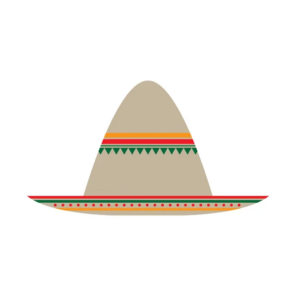 Sombrero mexicano tradicional — Vector de stock