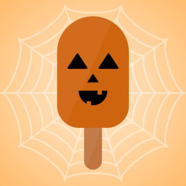 Canavar şeklinde dondurma. Dondurma.