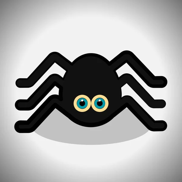 Spider cartoon afbeelding — Stockvector